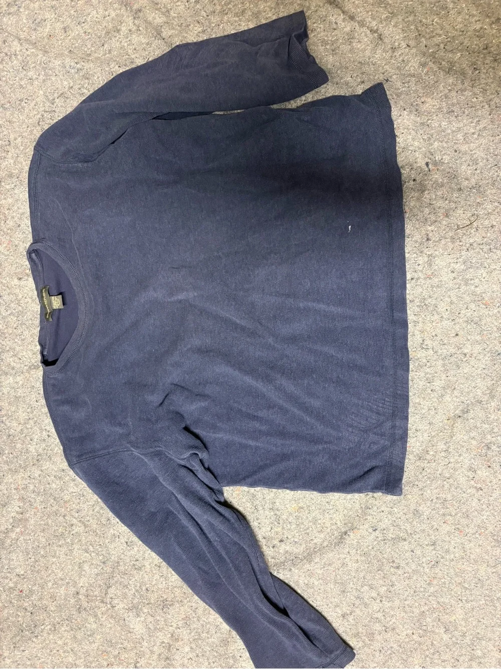 Banana Republic Men's Long-Sleeve Crewneck Sweatshirt - Navy Blue